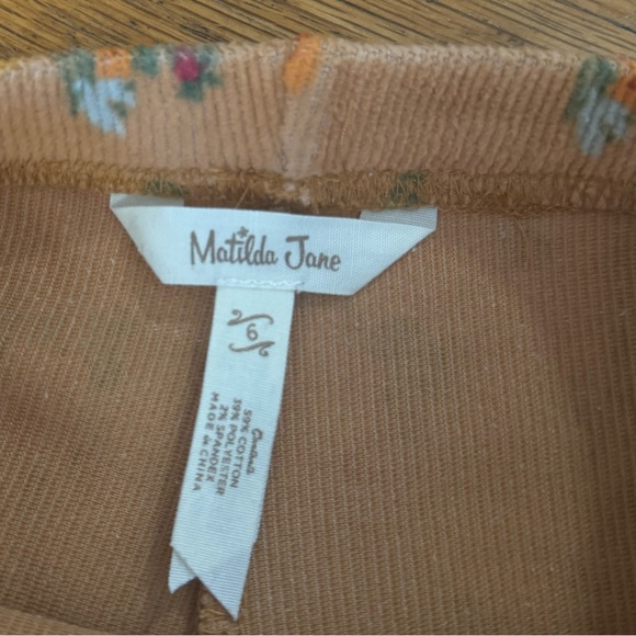 Matilda Jane Hayride corduroy pants size 6 - Picture 2 of 3